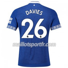 Maillot de Foot Everton Davies 26 Domicile 2018/19